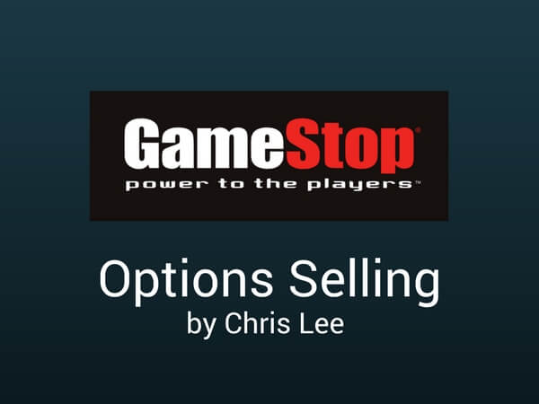 Options Selling Strategy – Wk 3 June 2017 (GameStop Inc (NYSE: GME)